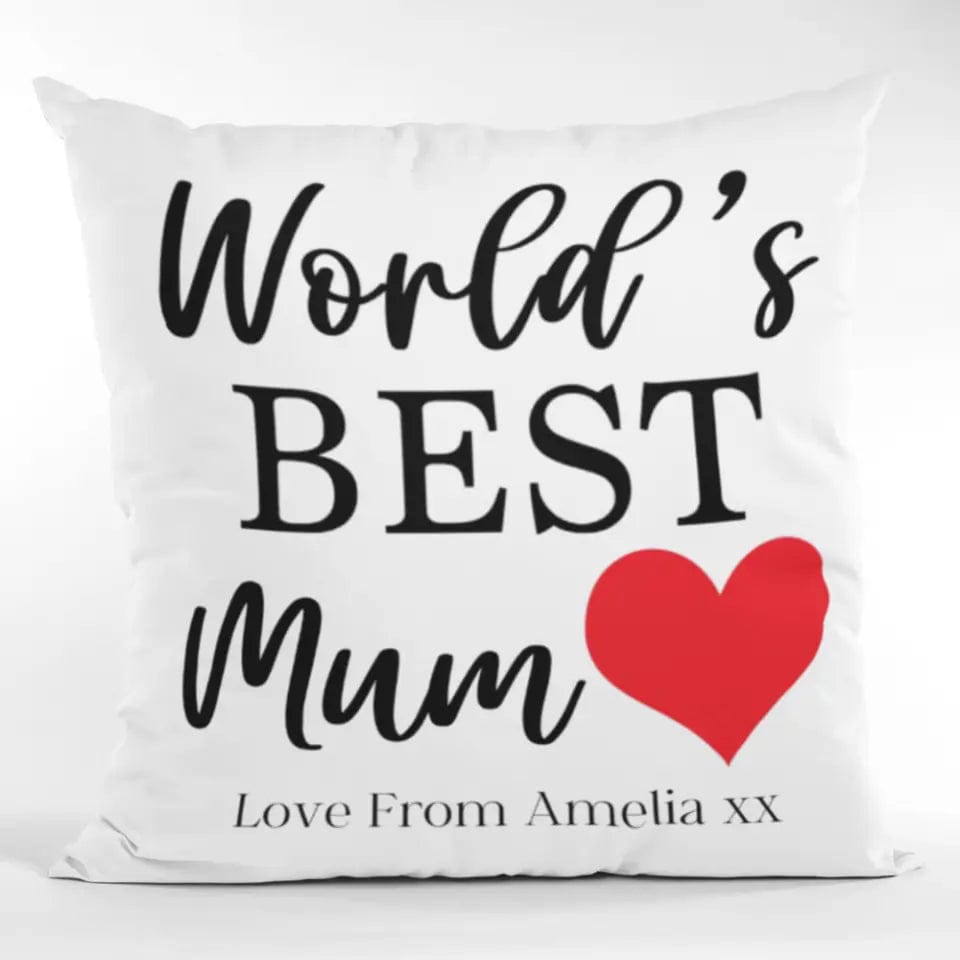 World's Best Personalised Fabric Cushion